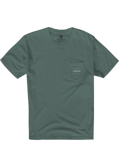 Vissla Masters of Stoke Premium Pocket Tee-Pine