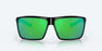 Costa Rincon Sunglasses-Shiny Black/Green Mirror 580P