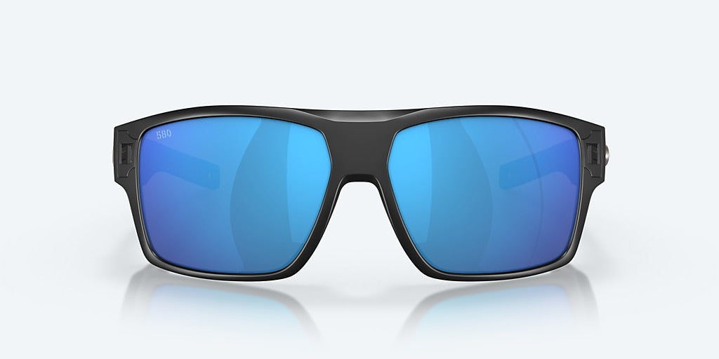 Costa Diego Sunglasses-Matte Black/Blue Mirror 580G