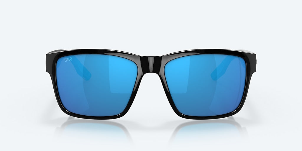 Costa Paunch Sunglasses-Black/Blue Mirror 580G