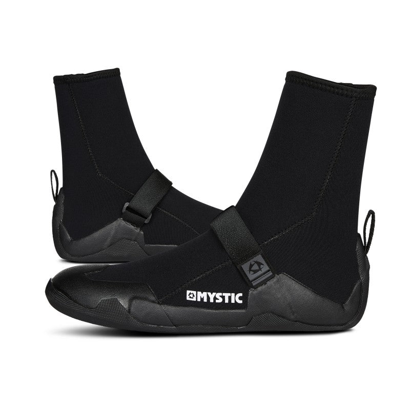 Mystic Star Round Toe 5mm Booties-Black