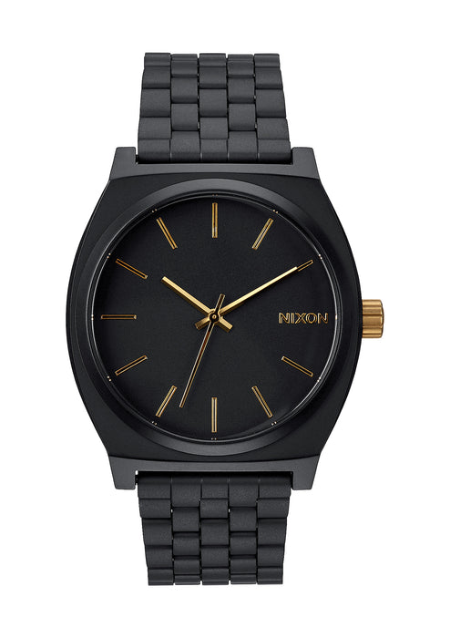 Nixon Time Teller Watch-Matte Black/Gold