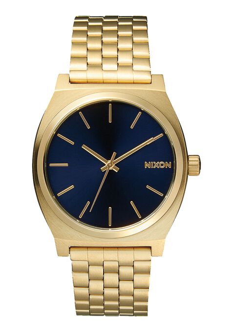 Nixon Time Teller Watch-All Light Gold/Cobalt