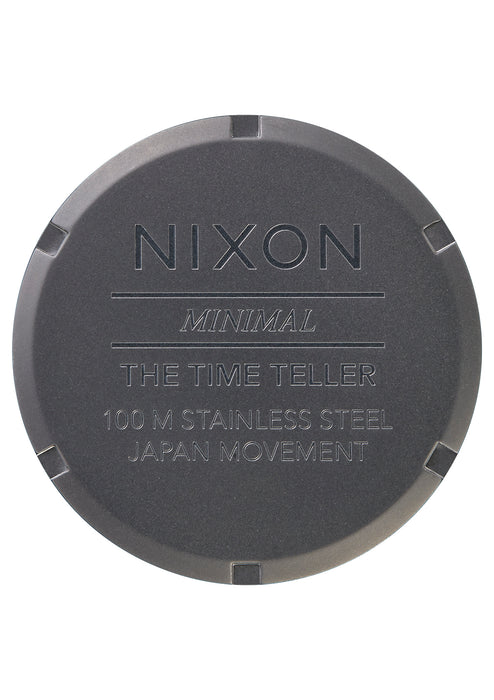 Nixon Time Teller Watch-Dark Steel