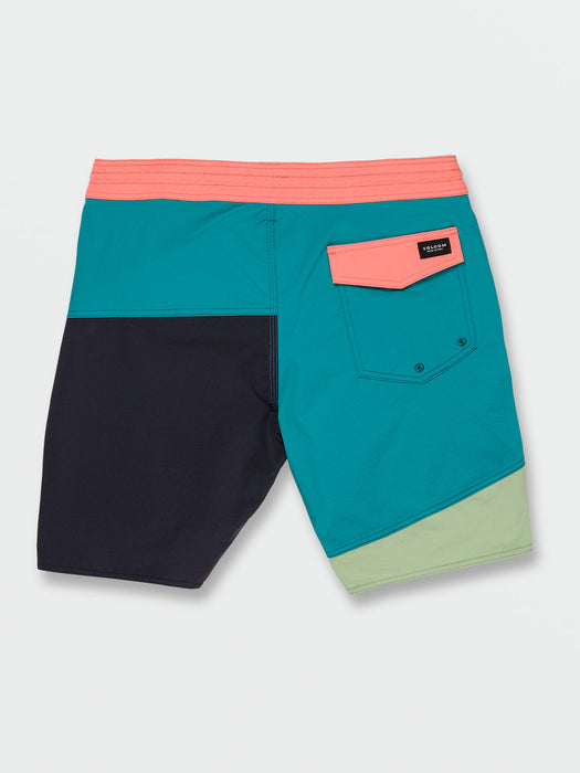 Volcom Halved Liberators 19" Boardshorts-Navy