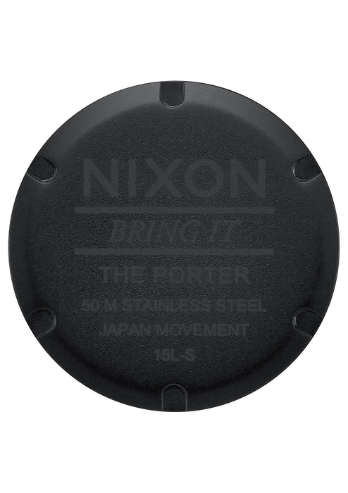 Nixon Porter Watch-Matte Black/White
