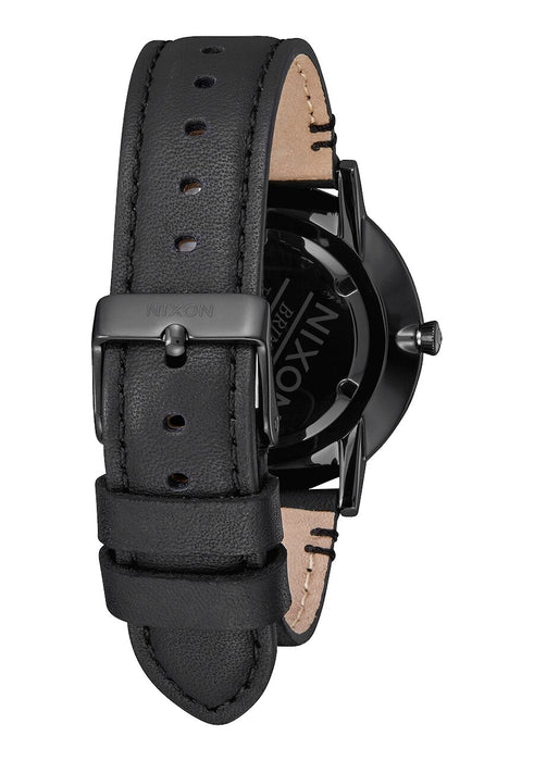 Nixon Porter Leather Watch-All Black/Gold