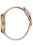 Nixon Kensington Leather  Watch-Light Gold/Pale Pink