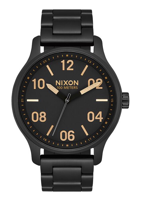 Nixon Patrol Watch-Black/Gold