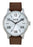 Nixon Patrol Leather Watch-Silver/Brown
