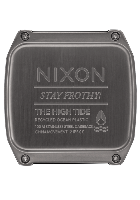 Nixon High Tide Watch-Light Gunmetal/Teal