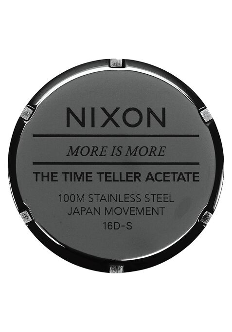 Nixon Time Teller Acetate Watch-Black/Multi