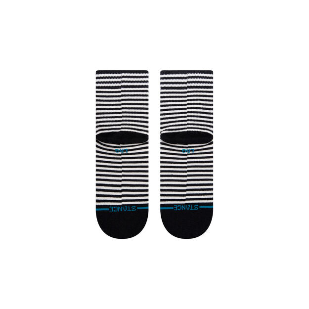 Stance Hyper Stripe Qtr Socks-Black