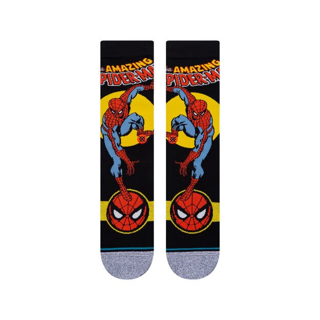 Stance Spider Man Marquee Socks-Black