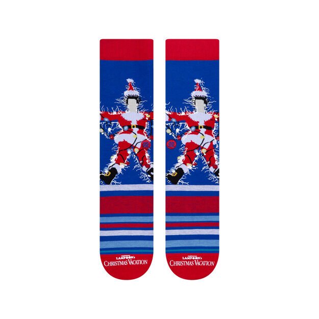 Stance Christmas Vacation Socks-Blue