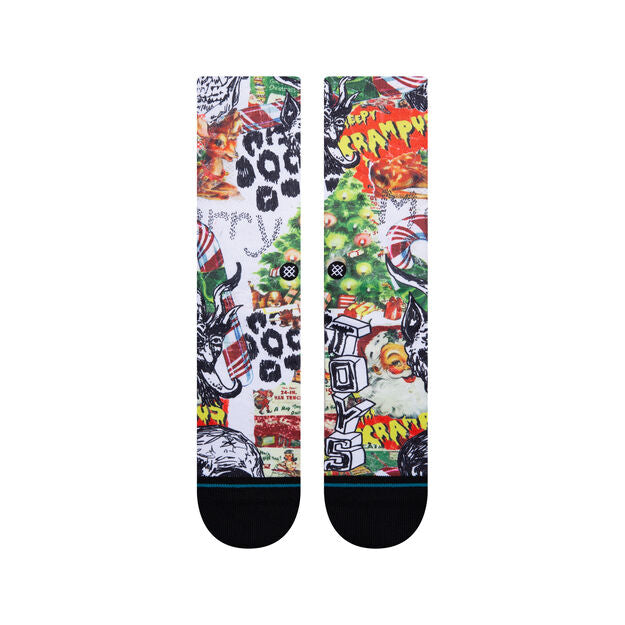 Stance Merry Krampus Socks-White