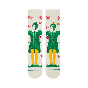 Stance Buddy The Elf Socks-Off White— Alternate View