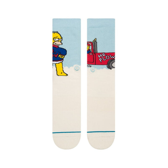 Stance Mr Plow Socks-Light Blue