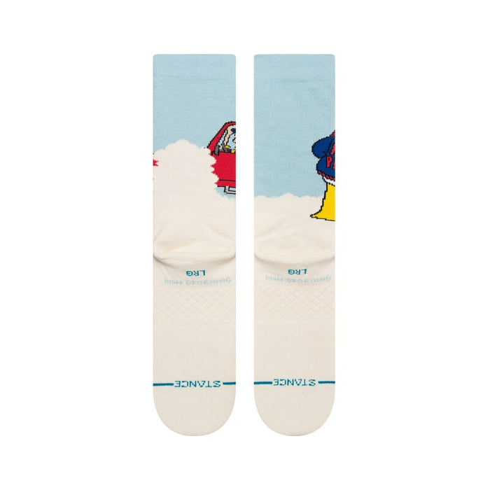 Stance Mr Plow Socks-Light Blue
