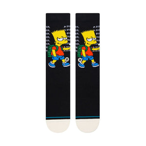 Stance Troubled Socks-Black— Alternate View