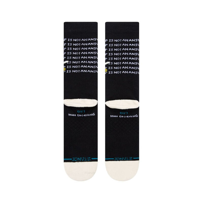 Stance Troubled Socks-Black