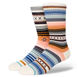 Stance Curren St Crew Socks-Wine