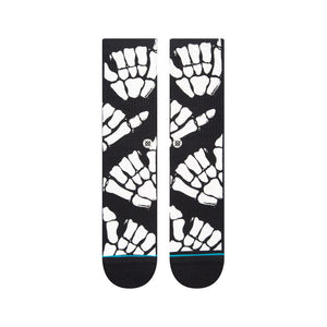 Stance Zombie Hang Socks-Black— Alternate View