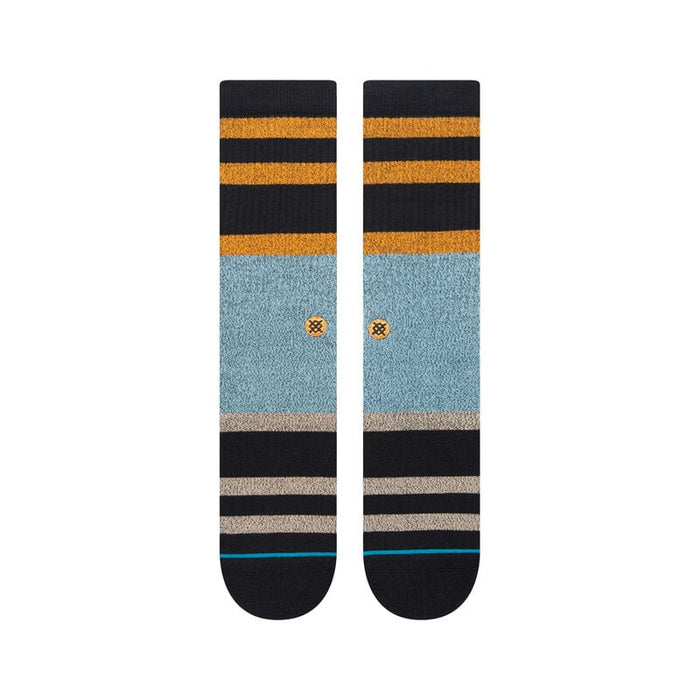 Stance Staggered Socks-Washed Black