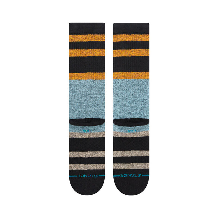 Stance Staggered Socks-Washed Black