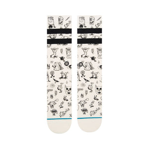 Stance Tagged Socks-Off White— Alternate View
