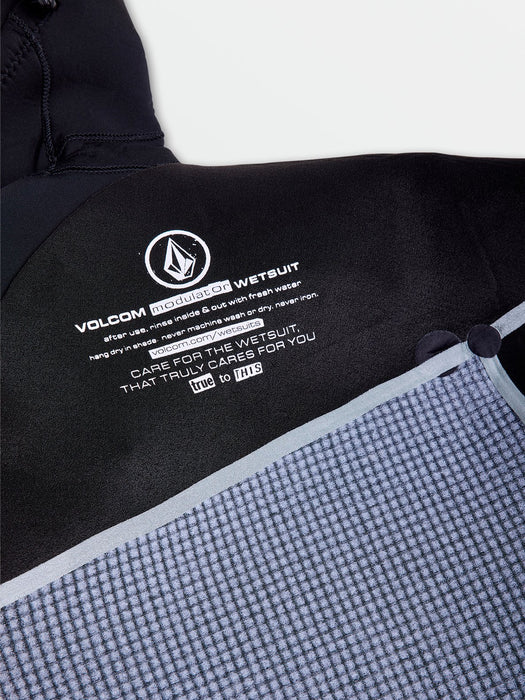 Volcom Modulator 4/3 Hooded Wetsuit-Black