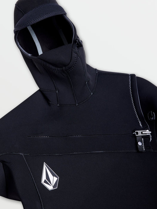 Volcom Modulator 4/3 Hooded Wetsuit-Black