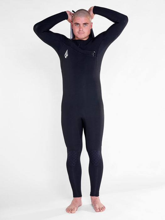 Volcom Modulator 4/3 Hooded Wetsuit-Black