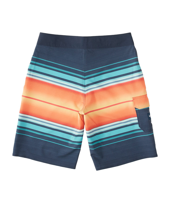 Billabong Boy's All Day Stripe Pro Boardshorts-Navy