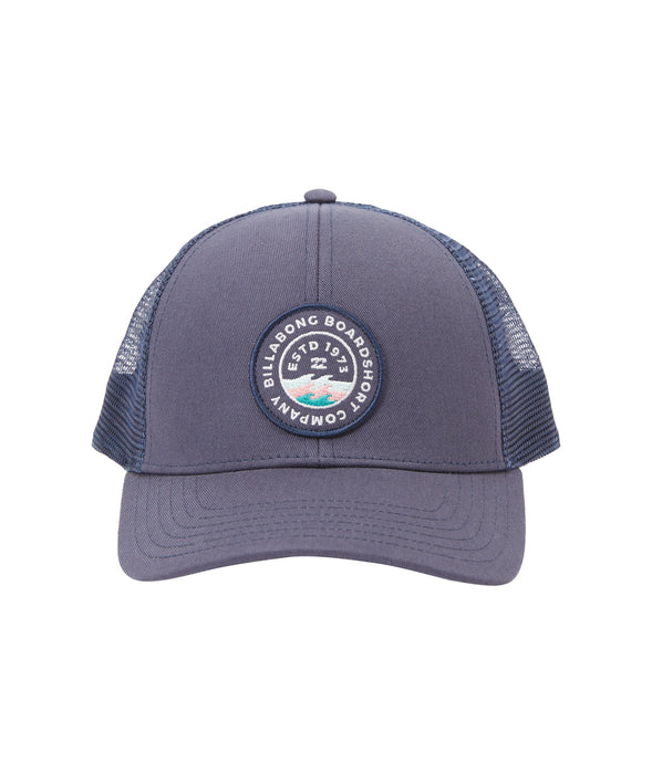 Billabong Youth Walled Trucker Hat-Navy