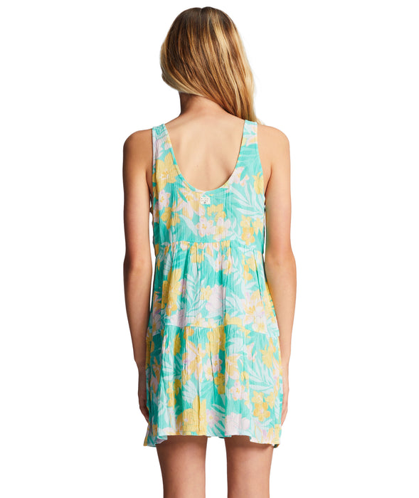 Billabong Super Cute Dress-Light Lagoon