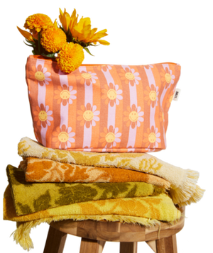Billabong Smiley Pouch Bag-Orange Kiss