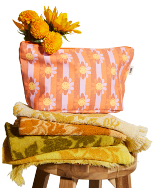 Billabong Smiley Pouch Bag-Orange Kiss