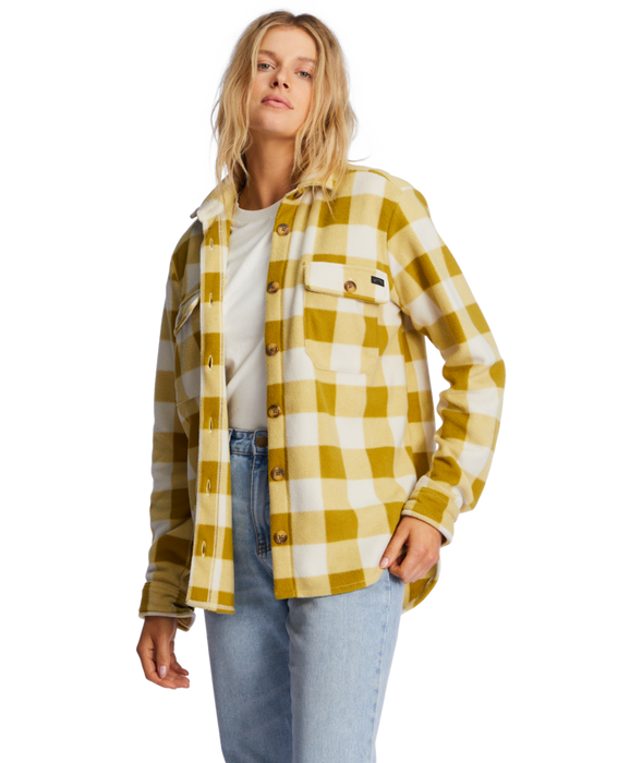 Billabong Forge Fleece L/S Shirt-Fresh Moss