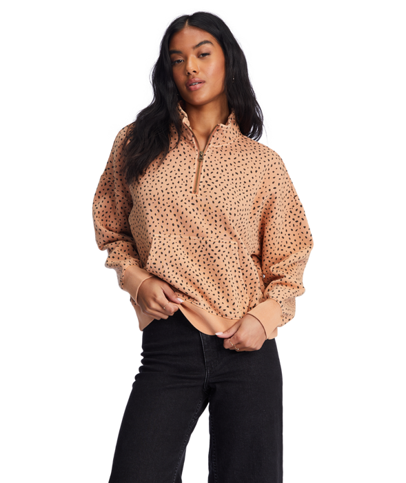 Billabong Lazy Mornings Sweatshirt-Tan
