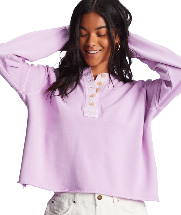 Billabong Keep Talking Sweatshirt-Lilac Dream