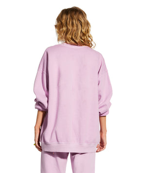Billabong Ridin Happy Sweatshirt-Lady Lavender
