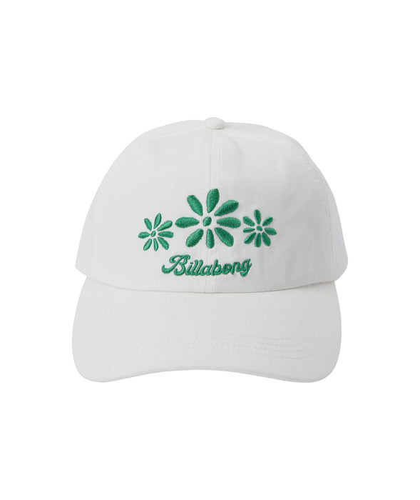 Billabong Dad Cap Hat-White Multi