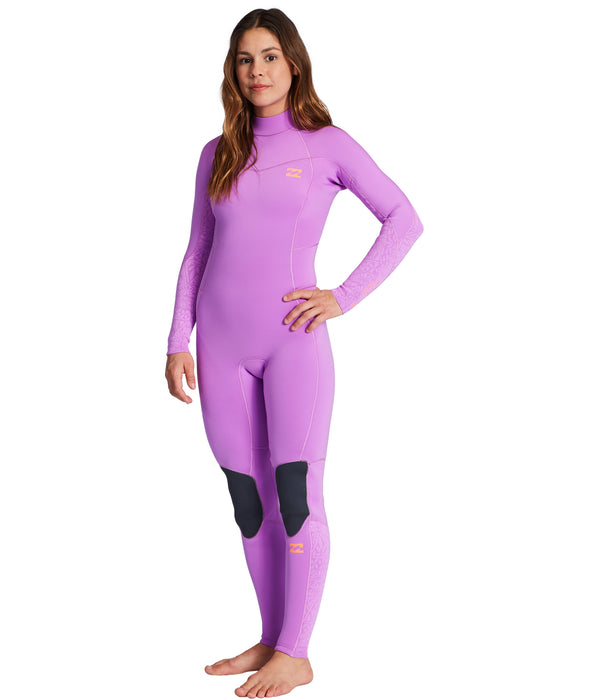 Billabong 302 Synergy BZ Wetsuit-Bright Orchid
