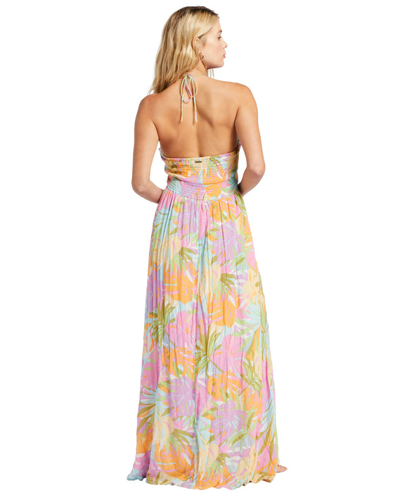 Billabong So Groovy Dress-White/Multi