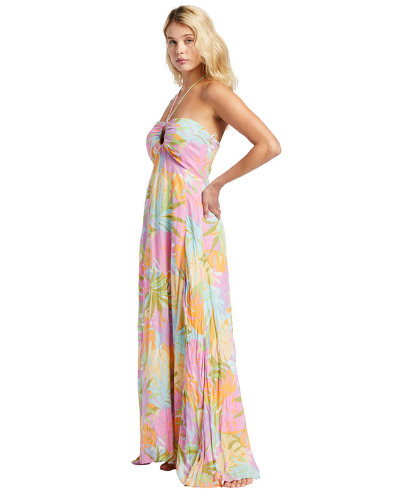 Billabong So Groovy Dress-White/Multi