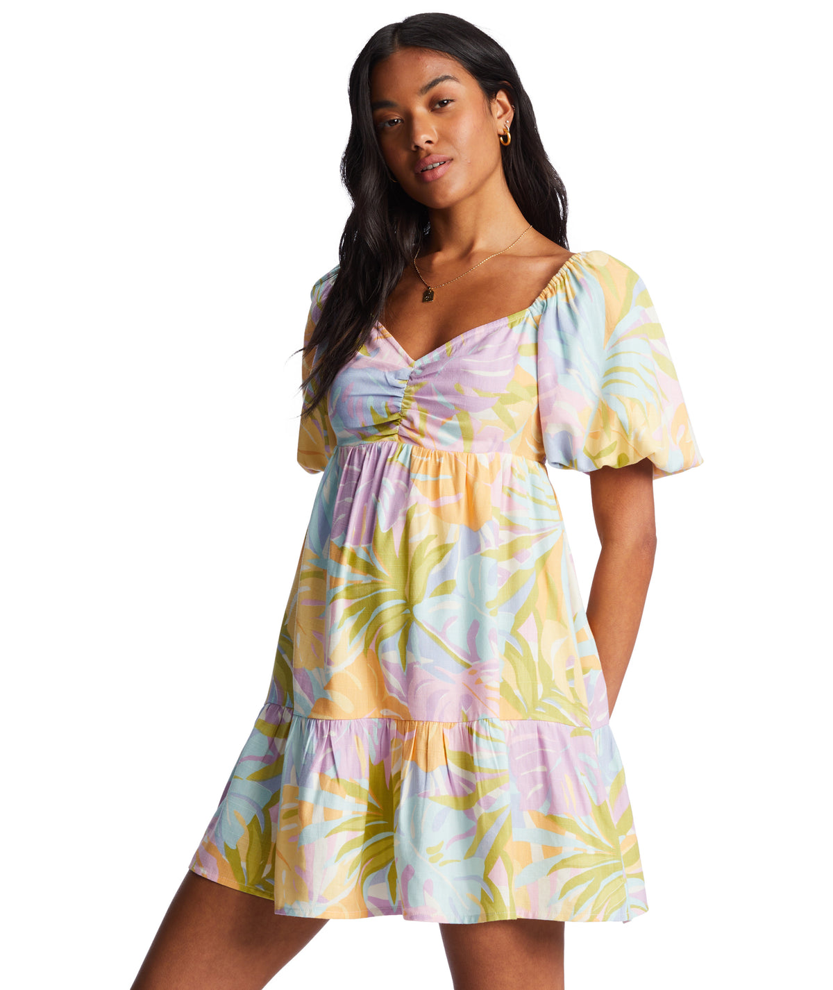 Billabong Be Mine Dress-White/Multi