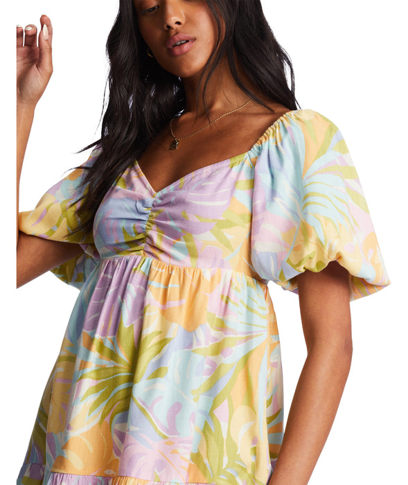 Billabong Be Mine Dress-White/Multi