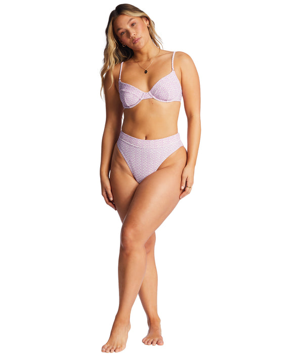 Billabong Covered In Love Tanlines Morgan Top-Lilac Dream