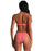 Billabong Summer High Fixed Tri Top-Coral Crush